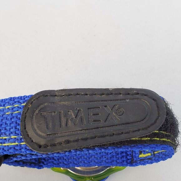 Timex Kids 30MM Watch Blue Green Black Nylon Strap Date Indicator New Battery - Picture 12 of 12